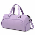 Sporttasche 48 x 24 x 28 cm aus Synthetikgewebe Lila mit Schultergurt